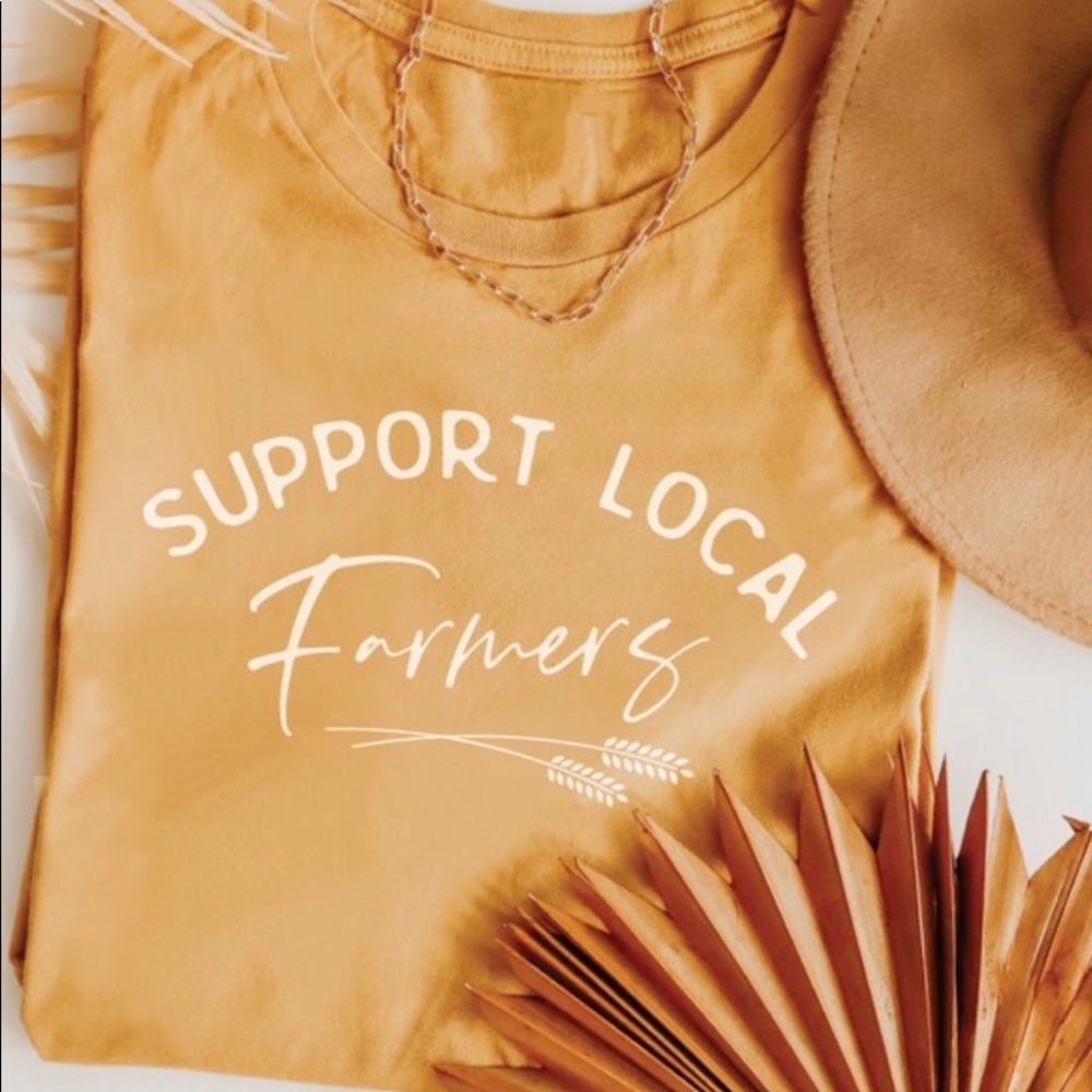 Support local farmer T-shirt